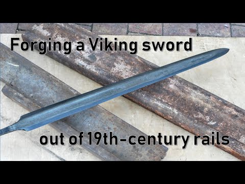 Blacksmithing. Forging Petersen Z type Sword. Part 1 - blade.