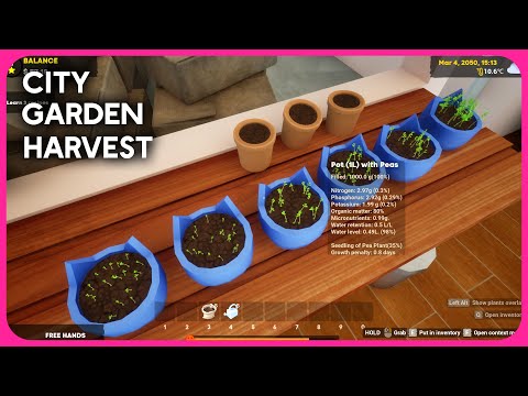 City Garden Harvest Gameplay | Demo