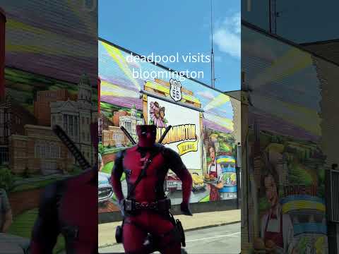 Deadpool visits bloomington il.