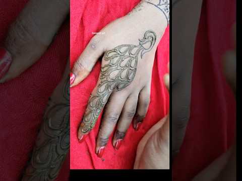 Simple mehendi #peacock #trending #stylish #henna #viralshorts #subcribeplzz