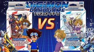 DIGIMON STARTER DECK BATTLE! Tai Kamiya Deck VS Matt Ishida Deck