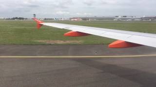 Landing Toulouse Blagnac Easy Jet Airbus A320