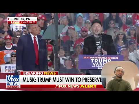 Reacting to Elon Musk's Powerful Speech at Trump’s Butler Campaign! 🚀🔥 | What Did He Just Say?!