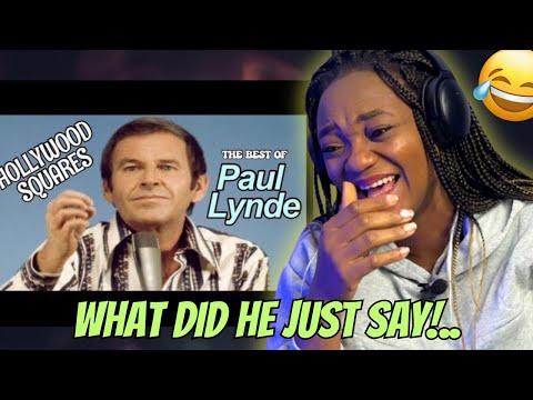 NO IDEA WHO HE IS BUT I LOVE HIM!..😭😂 The Best of Paul Lynde on Hollywood squares | REACTION