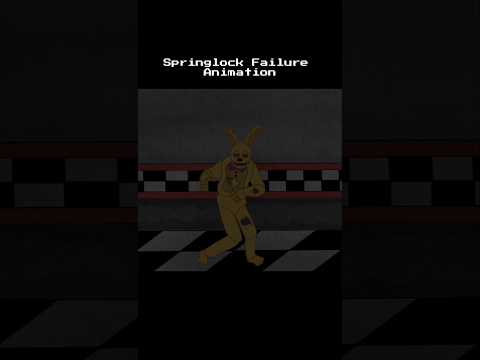 FNAF Springlock Failure Scene Animation #fnaf #animation #springtrap #flipaclip #movie #fanmade