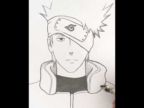 Kakashi Hatake drawing #sayaharts #drawing #art #anime #fyp #shorts #viralvideo #animedrawing