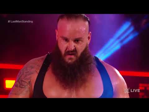 Braun Strowman vs  Kane   Last Man Standing Elimination Chamber Qualifying Match  Raw, Jan  29, 2018