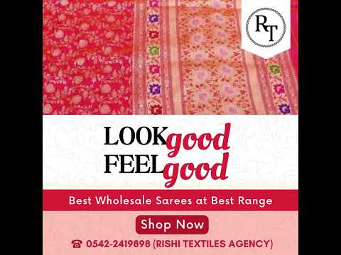 LOOK GOOD LOOK GOOD GOOD FEEL BEST WHOLESALE SAREES AT BEST RANGE.