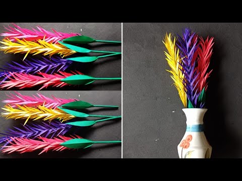 Beautiful and Easy Paper Flowers| Paper Flowers Making Ideas|DIY Decorations Ideas|