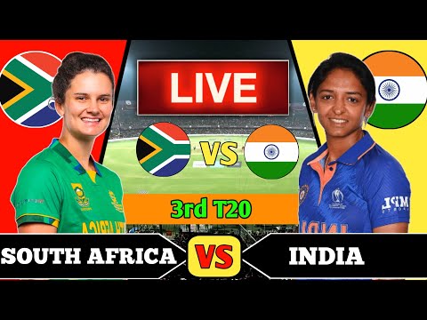 India Women vs South Africa Women 3rd T20 Live | IND W vs SA W 3rd T20 Live Scores & Commentary