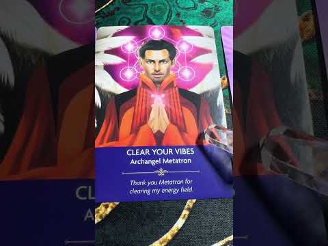 Archangel Metatron wants to help clear your energy field #tarot #tarotreading #tarotcards