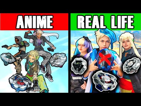 Unboxing The STRONGEST Beyblade Team IN REAL LIFE!!