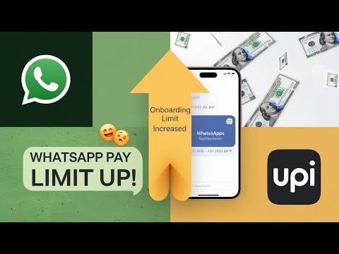 "NPCI Increases WhatsApp Pay Onboarding Limit for UPI Users | Finance Report 💸"