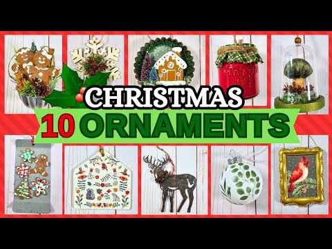 10 JAW DROPPING Christmas Ornaments That You Will WANT to Make