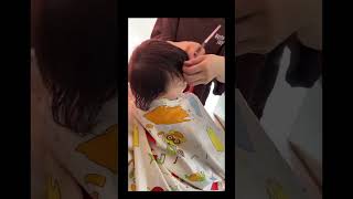 初めての散髪💈✂️ #1歳 #散髪#baby #男の子ベビー