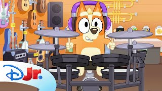 FULL BLUEY MINISODE | Drums | @disneyjr x @blueyofficalchannel