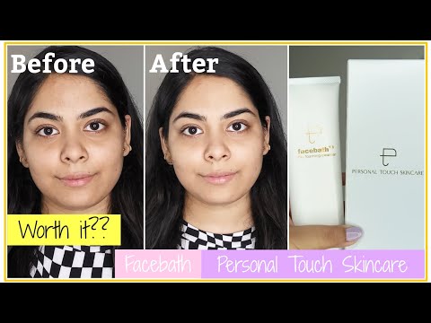 Personal Touch Skincare- Facebath Milky Foaming Cleanser | Review week | Facial Glow | All skintypes