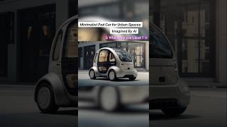 Minimalist Pod Car for Urban Spaces | Futuristic Car Design 🚗✨ #aidesign