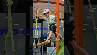 kids high ropes challenge forum madeira #playtime #kidsfun #kidsadventure