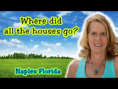 Naples Florida is running out of houses to sell!