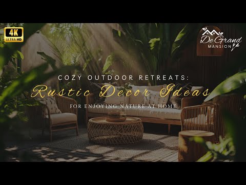 Cozy Outdoor Retreats: Rustic Decor Ideas for Enjoying Nature at Home