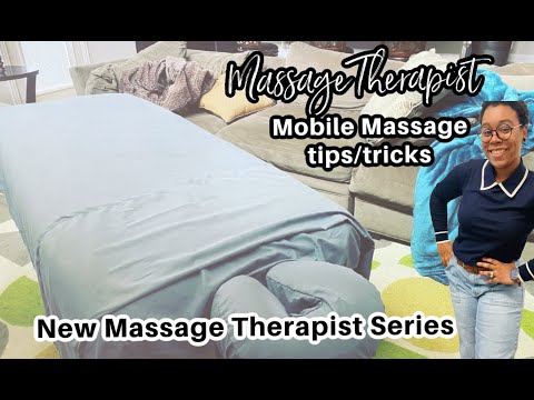 Real Talk |new massage therapist series :Mobile massage tips& tricks #mobilemassage