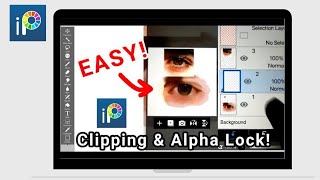 How to use Clipping and Alpha lock (IBISPAINT X Tutorial)