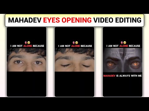 Mahadev Eyes Opening Video Editing | Reels Mahadev Eyes Opening Video Editing