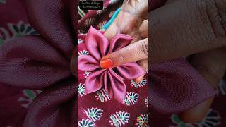 😍How to make a fabric flower design? #trending #diy #fabric #latkan