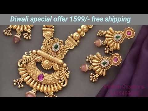 Diwali offer jewellery combo set