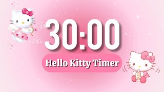 Hello kitty timer ~ 30 minute aesthetic sanrio timer