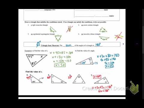 Geo unit 1 concept guide: triangles, quadrilaterals and circles