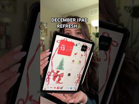 FINALLY UPDATING MY IPAD FOR DECEMBER🎄(i know im late)🧍🏻‍♀️ #youtubeshorts #shorts #ipadpro