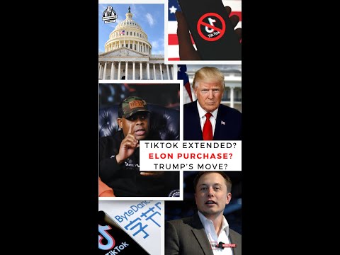 TikTok Ban Extended: Elon Musk in Talks? What’s Trump’s Next Move? #TheBag💰