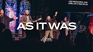 Renew Worship - "As It Was" OFFICIAL LIVE VIDEO