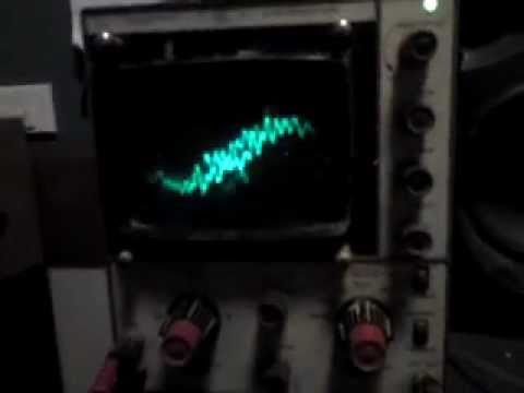 Retro oscilloscope visualizer FTW