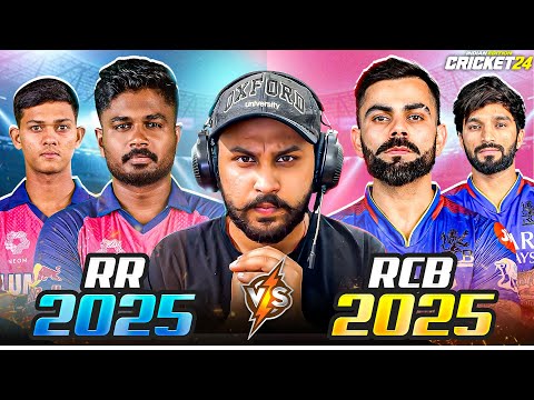 RCB Needs 24 Runs in the Last Over 🔥 IPL 2025 🏆 RCB 🆚 RR - Cricket 24