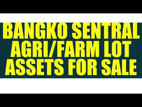 AGRI LAND FARM LOT FOR SALE BY BANGKO SENTRAl NG PILIPINAS