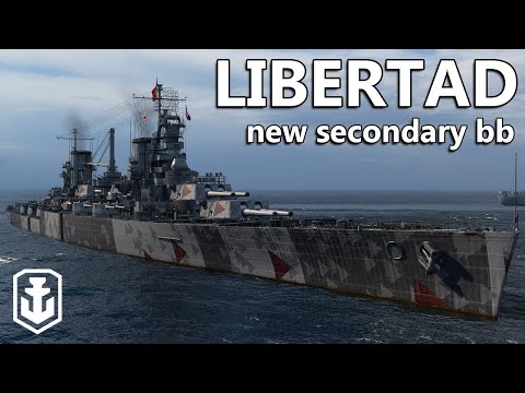 The New Best Secondary Battleship In World of Warships (Libertad First Impressions)