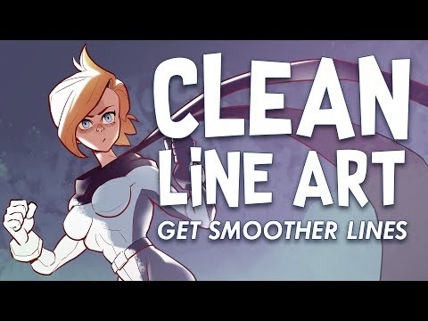 Clean Line Art!  Digital Inking Tips