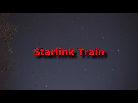 Video of New 35mm lens pointed at the night sky, meteories, starlink train and other Objects