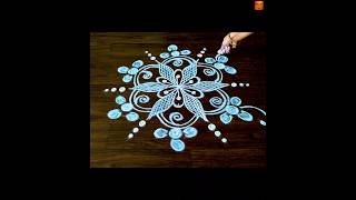 மாசி மாசம் Sunday Special🌺 Best Rangoli Design / 🌠Quick And Simple Rangoli / ✨Creative Rangoli Ideas