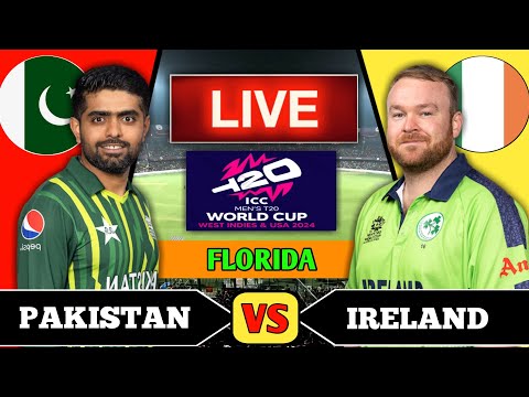 Live: Pakistan vs Ireland  T20 World Cup Match - 36 | PAK vs IRE T20 World Cup 2024 Live PTV Sports