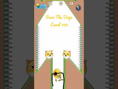 Save The Doge Level 108 3 STARS. #shorts #savethedoge #mobilegame #gameplay #walkthrough #gameshorts