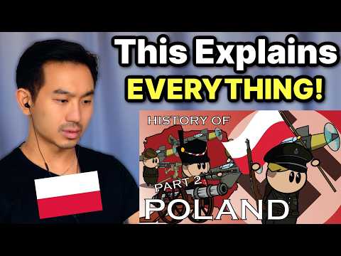 ASIAN REACTS To Animated History of Poland 🇵🇱