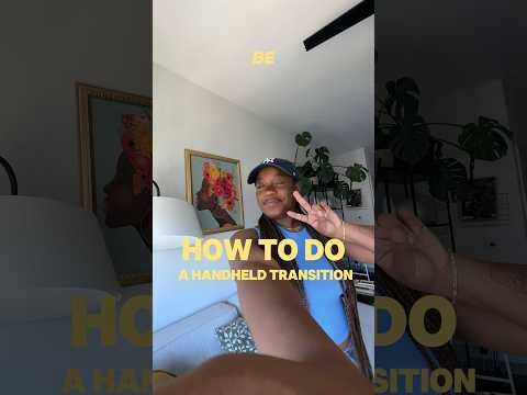How To Do A Handheld Transition 🌱 #creativetips #contentcreation #easytransitions