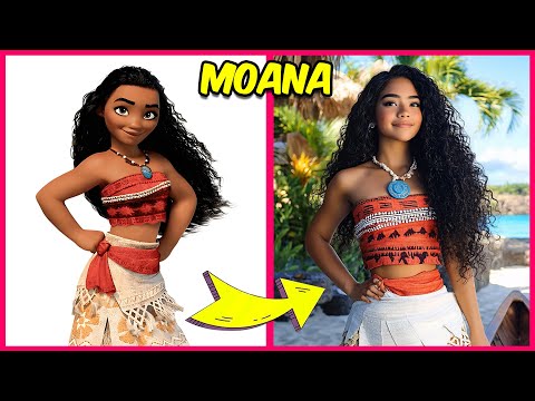 Moana Characters In Real Life 🌊 + Guess The Moana 2 We're Back Characters by Voice 🏝️🌺