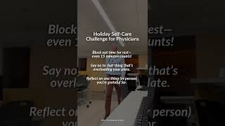 Holiday Self Care for Healthcare Workers  #physicianburnout #nursing #healthcareheroes