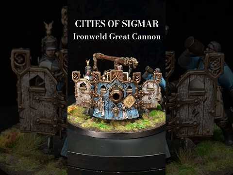 Cities of Sigmar Ironweld Great Cannon (#warhammer #aos #ageofsigmar #miniatures)