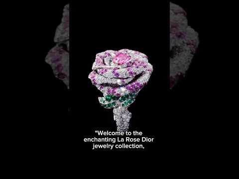 La Rose Dior Fine Jewellery collection #larosedior #diorhautejoaillerie #highjewellery #dior